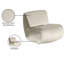 Fauteuil d'appoint en velours Koco-1409356720
