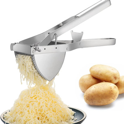 Vicbuy Stainless Steel Garlic Press