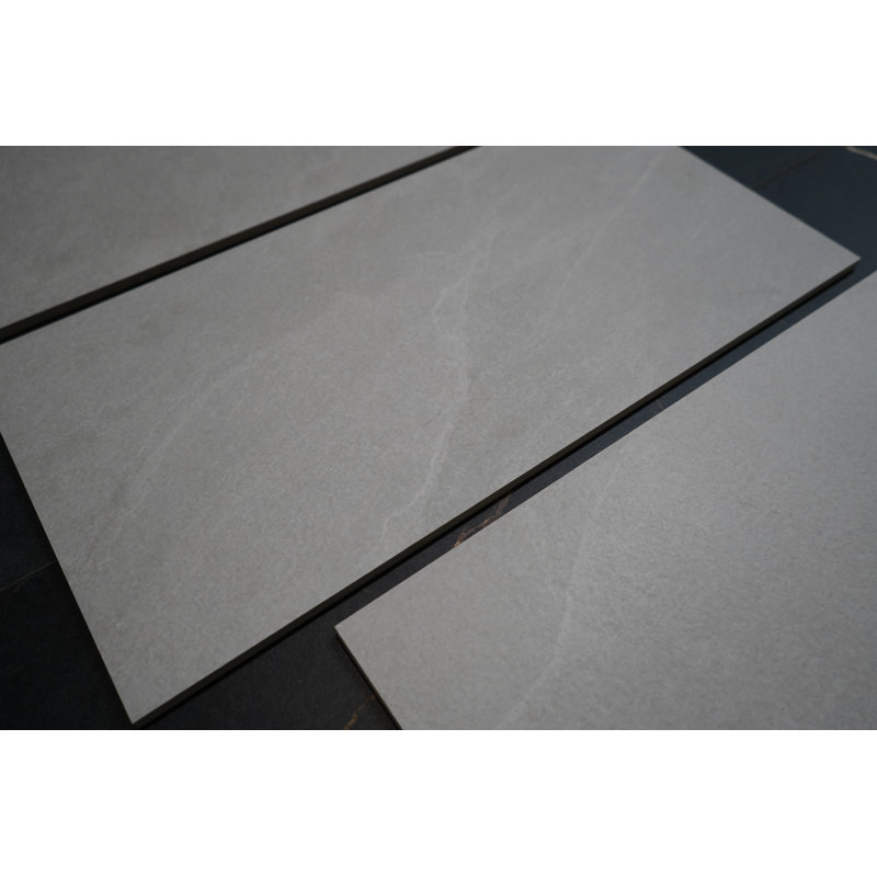 Carreau de mur et de plancher en porcelaine aspect pierre 12 po x 24 po Saltlake