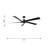  Aspen Coastal Outdoor 70 Ceiling Fan with Threaded Downrod, Matte White ABS blades and Wall Mount Control-2027122147-2027122172
