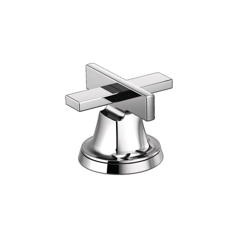 Levoir® Two-Handle Wall Mount Lavatory Faucet, Polished Chrome, Low Lever Handle, 1.5