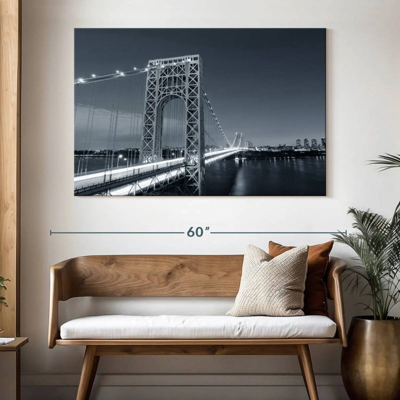 Lilie George Washington Bridge, 34" H x 51" W