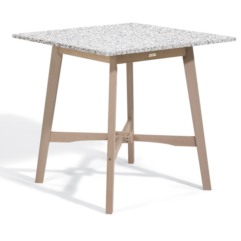 Table de bar d'extérieur Wexford, Grigio, Frêne