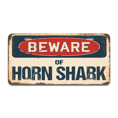 Cadre en aluminium Beware of Horn Shark