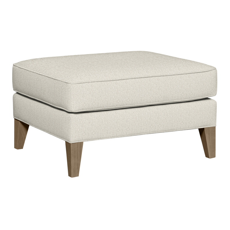 Burlingame Ottoman, Hampton, Nomad Snow Crypton® Chenille