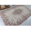 Tapis rétro en laine rose Oushak