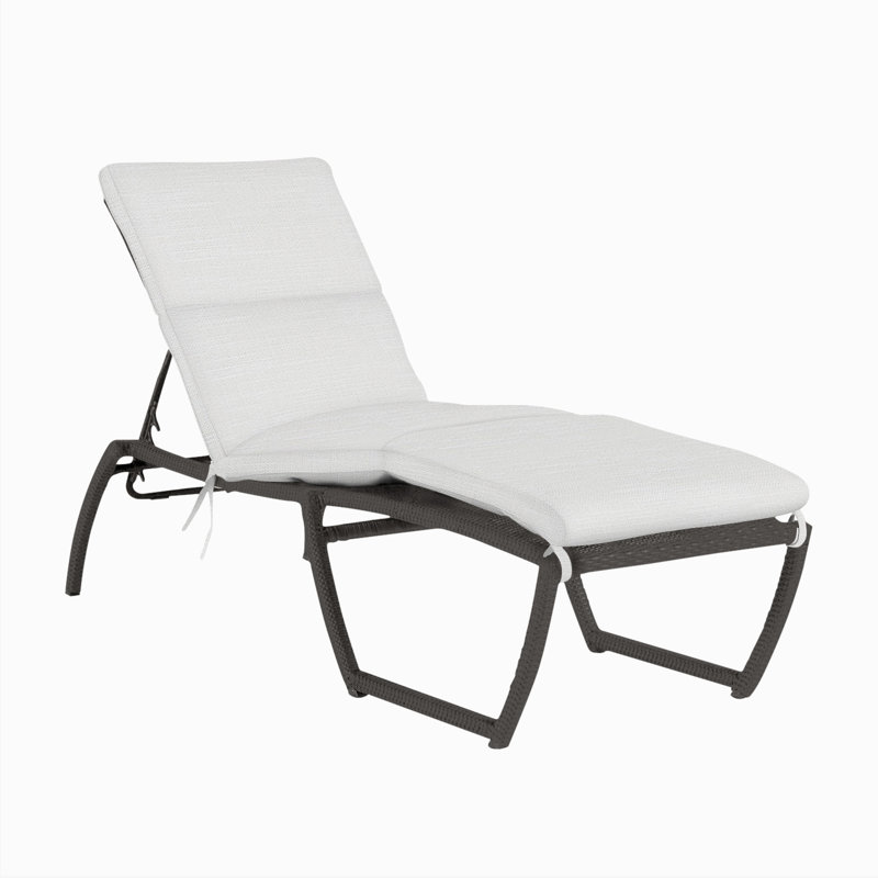 Chaise tissée Skye - Gris ardoise, InsideOut® Rollo ‑ lin dentelle, Pas de soudure, Gris ardoise