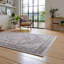 Vintage area rug Machine Woven Rectangle Grey-100475166
