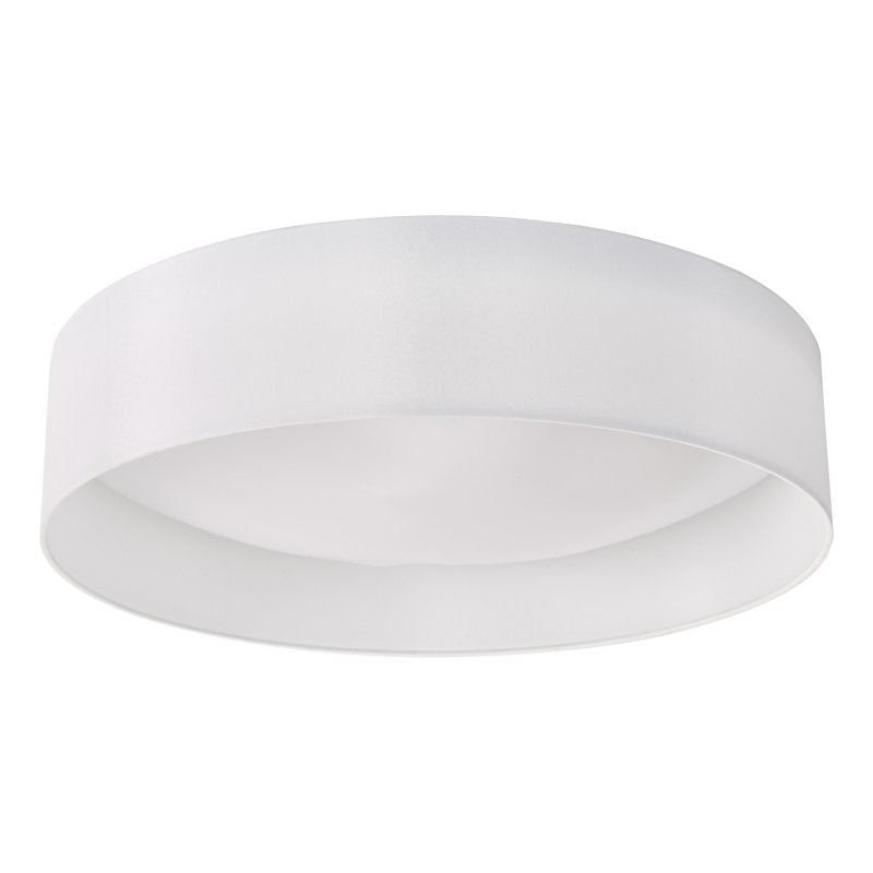 Raimey Plastic Flush Mount, White