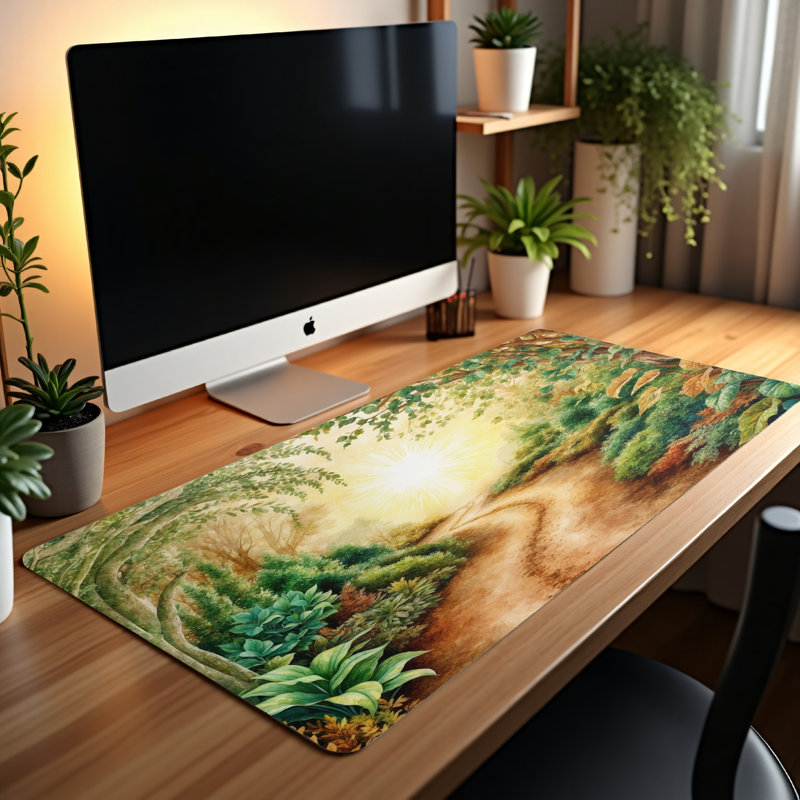 Polyester Desk Pad, 14.4x12.1