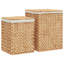 Amabelle Laundry Hamper and Waste Basket Set