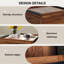 Table basse avec tiroirs pleine extension