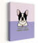 Good Boy Vibes: French Bulldog Print Contemporary Wall Art Print-816650702