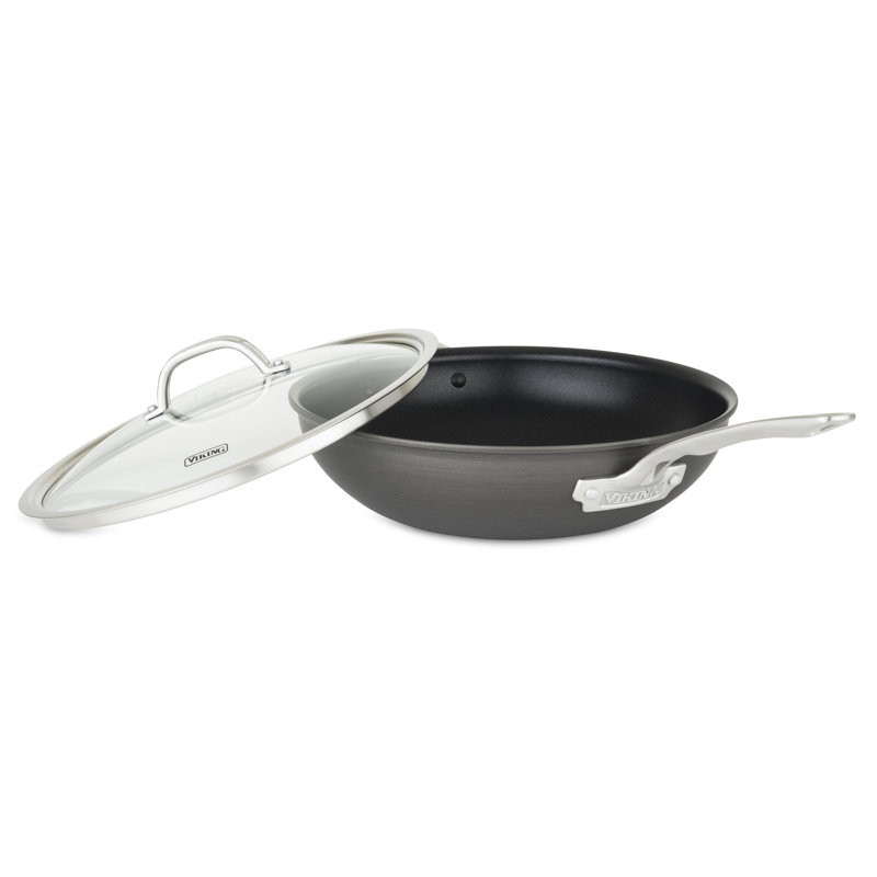 Viking Hard Anodized Nonstick 12" Saute Pan with Lid