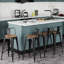 Ensemble de 4 tabourets de bar et de comptoir pivotants Tauber-1093539037-1093539024