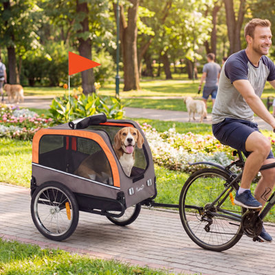 Dog Bike Trailer, Pet Cart Wagon Cart Carrier Attachment