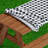 Vinyl Picnic Fited Tableclth Rectangle 48X24 Black-673318967-673318923