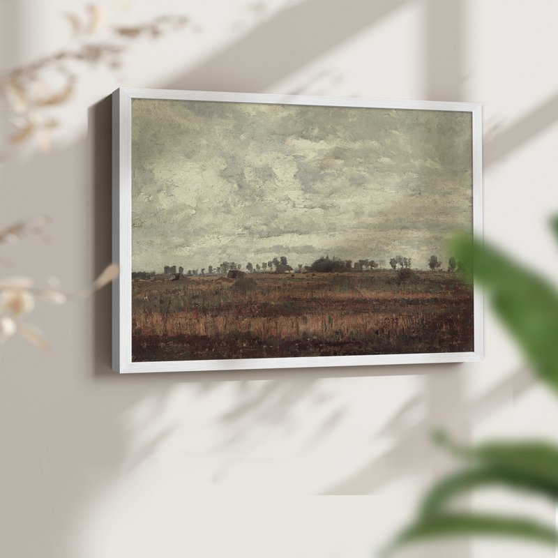 Paysages rétro-DCxxxi-impression encadrée - réversible, H 11 po x l 14 po, Blanc