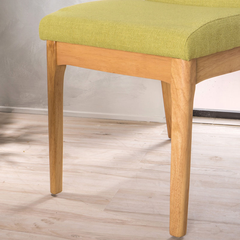 Chaises de salle à manger en bois, Vert