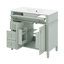 36" Bathroom Vanity With Sink, Modern Bathroom Sink Cabinet With 3 Drawers & 2 Doors-1709994122