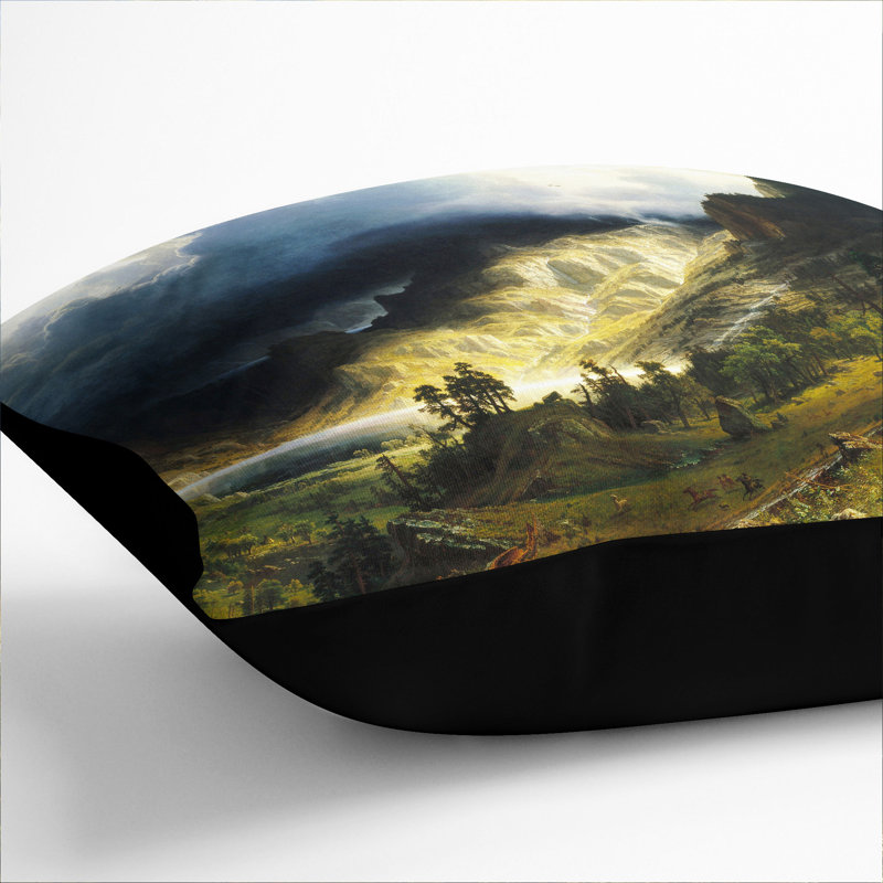Square Cushion, 40cm W x 40cm D x 15cm D, Black