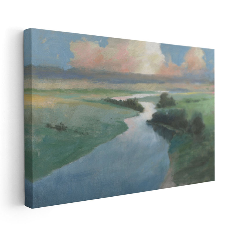 January Landscape - Canvas Print Wall Art, 16" H x 24" W