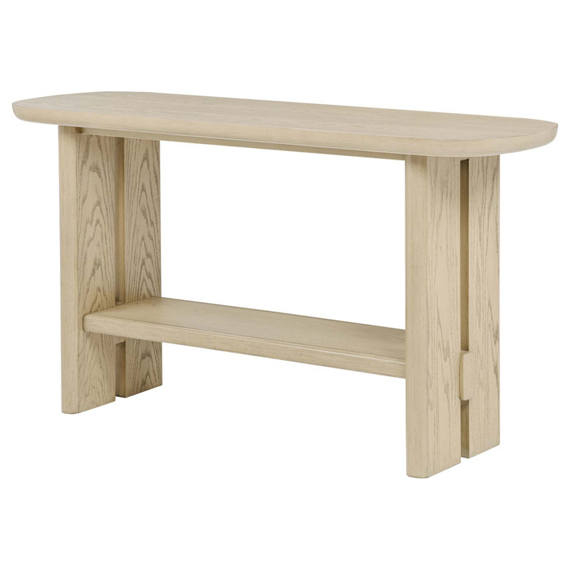Console côtière moderne avec base sculpturale
