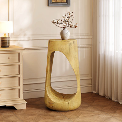 Table d'appoint d'extérieur, table de bout à conception creuse, tabouret de jardin et table d'appoint décorative