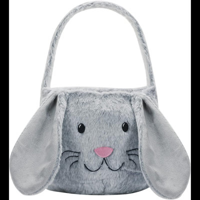 Easter Bunny Basket,Cute Easter Bucket Bags With Rabbit Ears For Easter Eggs Hunting,Easter Decorations,Candy Gifts Storage 
