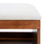 Banc de rangement en bois avec tablettes-1927061989
