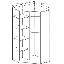 1 Door Laminate Wardrobe-101231857