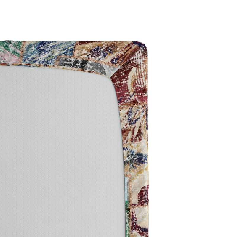 Microfiber Floral Fitted Sheet, Full Fitted Sheet