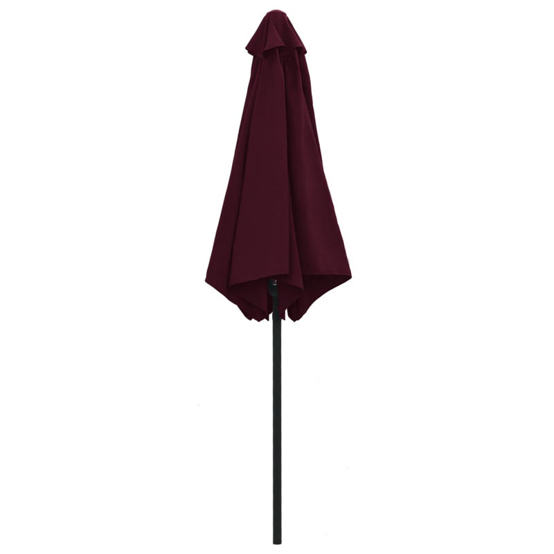Parasol de marché 106,3 po x 106,3 po, Bordeaux rouge