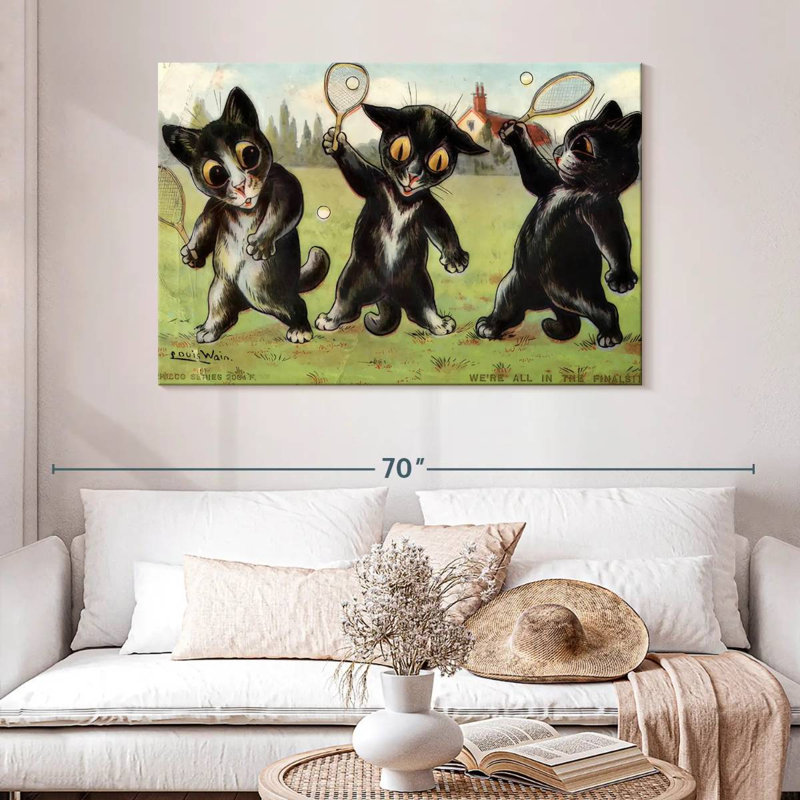 Cats Playing Tennis