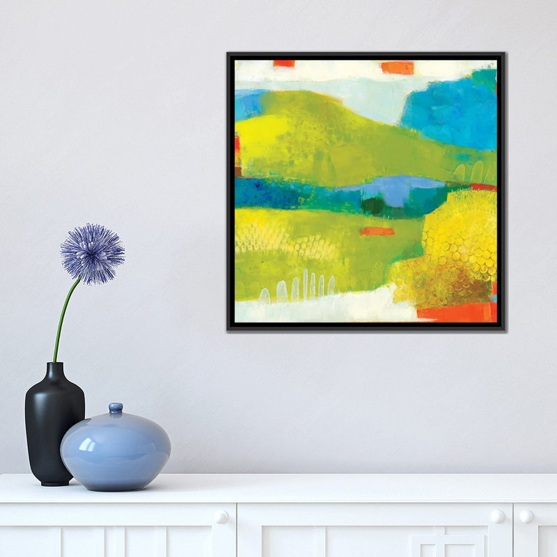 « keswick i », reproduction sur toile, H 37 po x l 37 po x P 1,5 po, Pas de tapis, Toile avec cadre noir