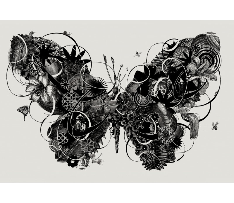 Wrapped Canvas Print, Black/White/Red, 60.96 cm H x 91.44 cm W
