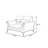 Casual creative comfortable office sofa