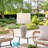 Anshita 25'' Battery Powered Integrated LED Outdoor Table Lamp