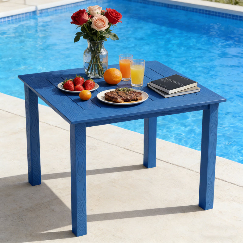 All-Weather Outdoor Waterproof Dining Sets - Rust-Resistant Modern Outdoor Dining Sets For Backyard Garden Deck Poolside 1-Table 2-Chairs