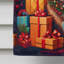 Drapeau de maison de Noël en polyester double face H 40 po x l 28 po