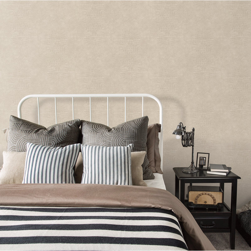 10m x 53cm Matte Wallpaper Roll, Putty