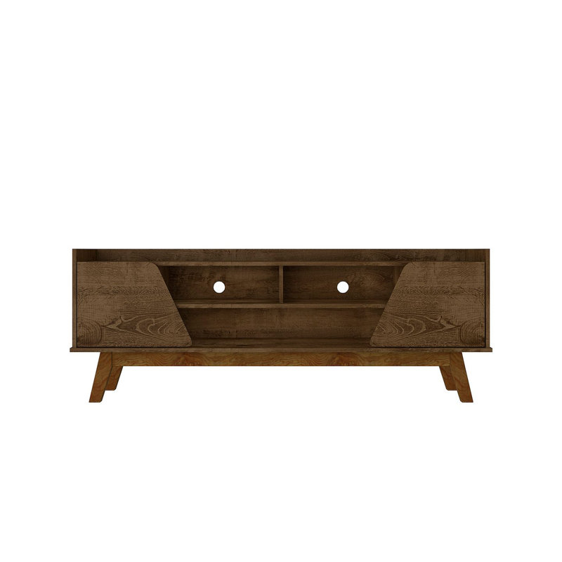 Marcus 62.99'' W One-Piece Storage Credenza, Rustic Brown