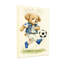 Animaux, ours en peluche jouant au soccer avec ballon-929648590