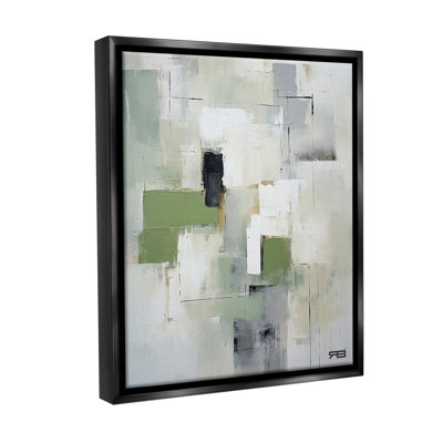 "Subtle Gray Shapes" par RB sur toile