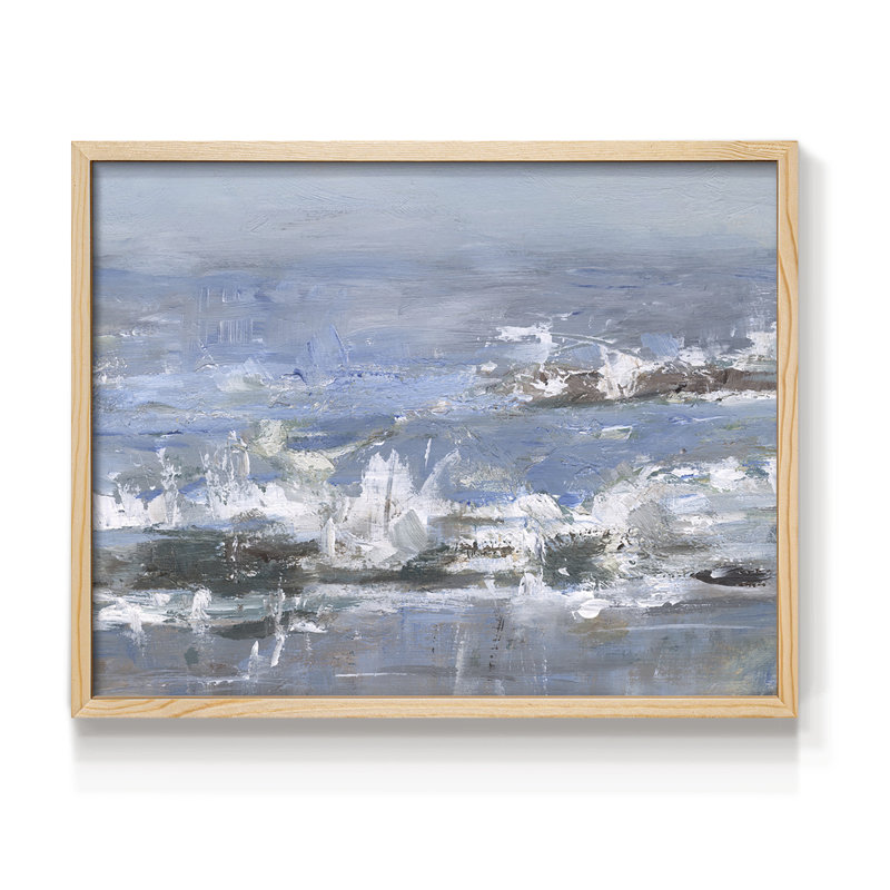 Overcast Tides II -Framed Print - Restickable, Naturel, H 11 po x l 14 po