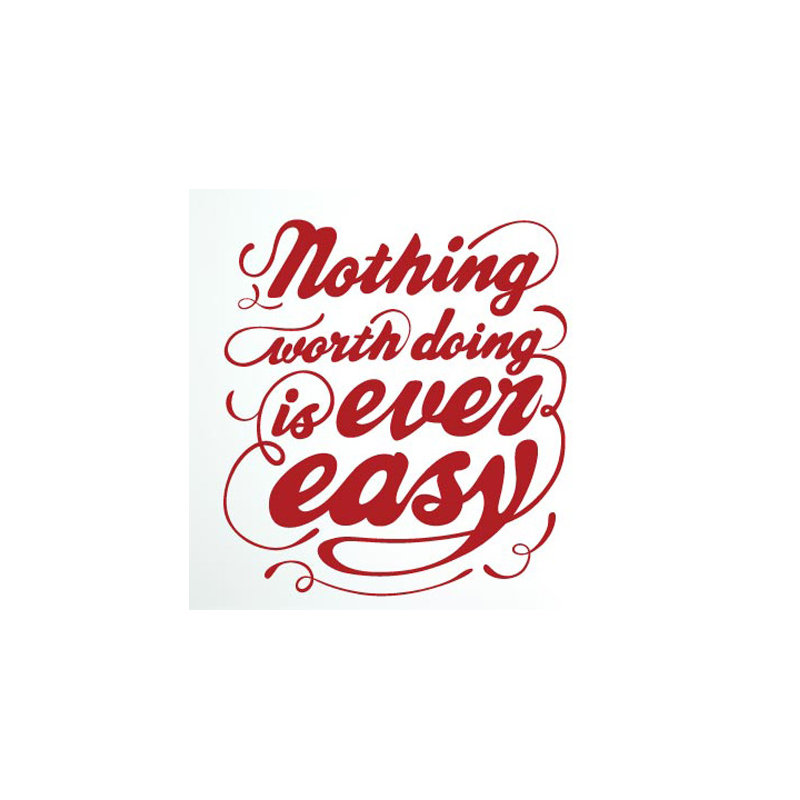 Wall Decal, Dark Red