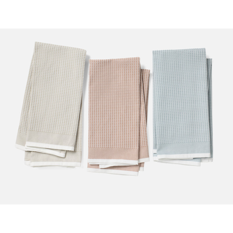 Waffle Tea Towel Kitchen Towel, Reef