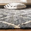 Tapis géométrique naturel / gris anthracite tissé à la main Furman Kilim-858753401