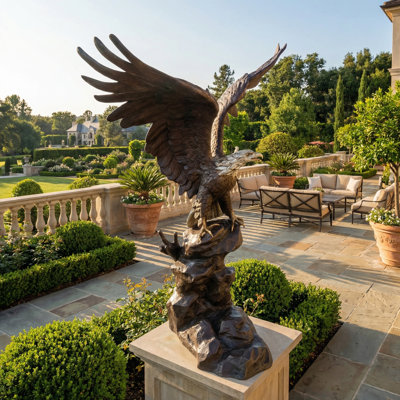 Belak Weather Resistant Metal Garden Statue