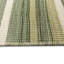 Tapis rayé vert / blanc en laine tissé à la main Alexes-1860539980